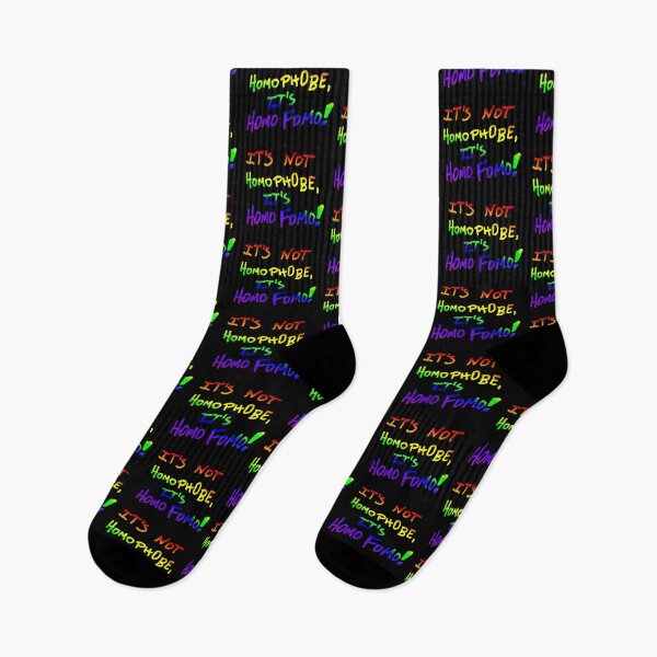 Item preview,  Homo FOMO not Homophobe (rainbow) designed and sold by DancingCreek.