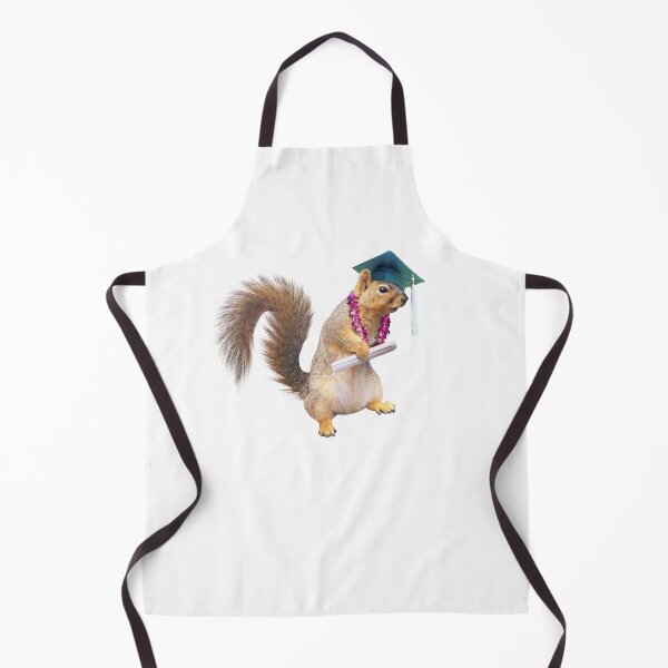 Item preview, Squirrel Grad with Flower Lei designed and sold by catsclips.