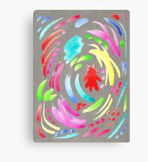 brushstrokes Canvas Print