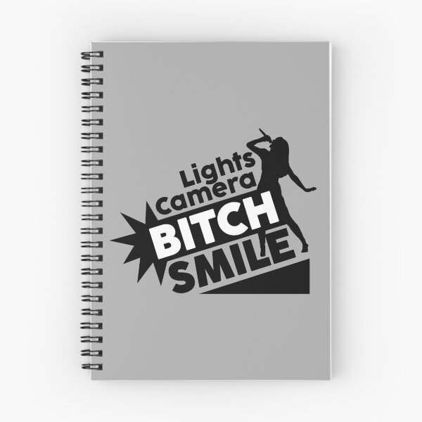 Item preview, LIGHTS CAMERA SMILE BITCH - TAYLOR SWIFT - reverse designed and sold by hellomalcolm.