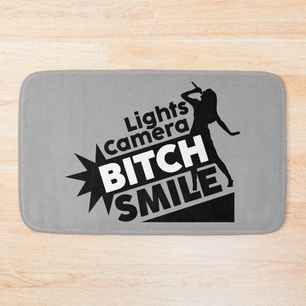 Item preview, LIGHTS CAMERA SMILE BITCH - TAYLOR SWIFT - reverse designed and sold by hellomalcolm.