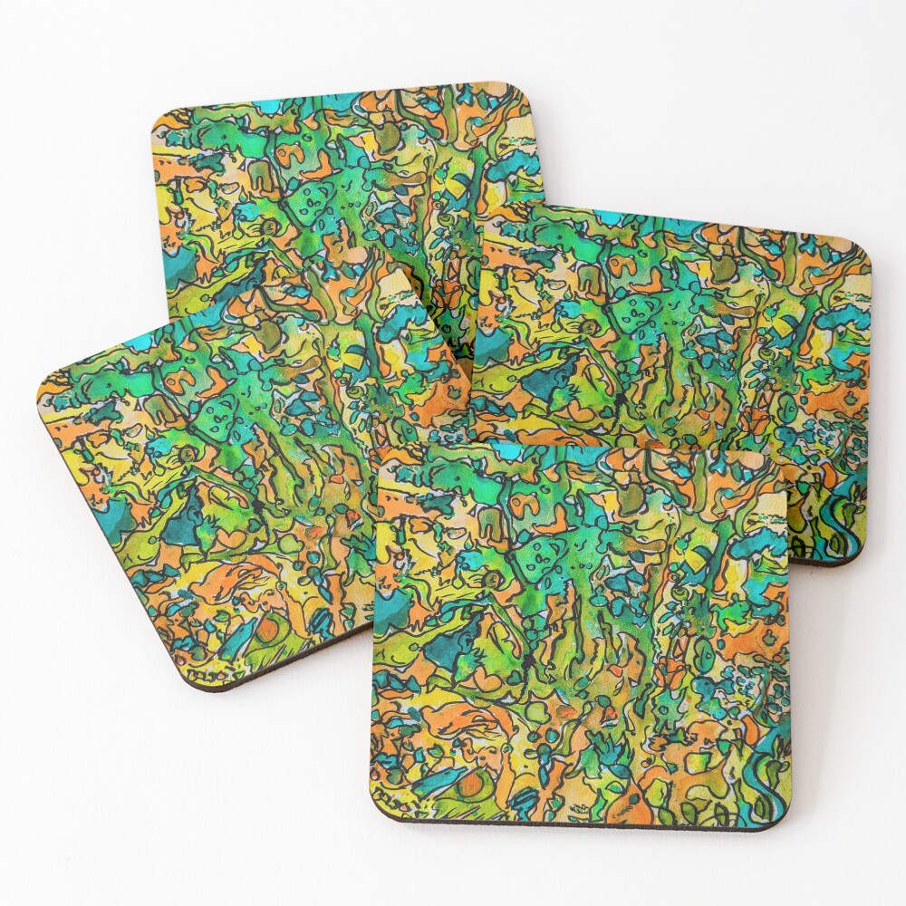 Item preview, Coasters (Set of 4) designed and sold by MySilhouettes.