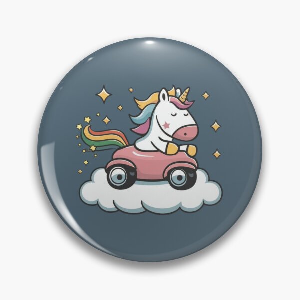 Item preview, Vroom Vroom Unicorn - Kawaii designed and sold by Rockin-Rainbow.
