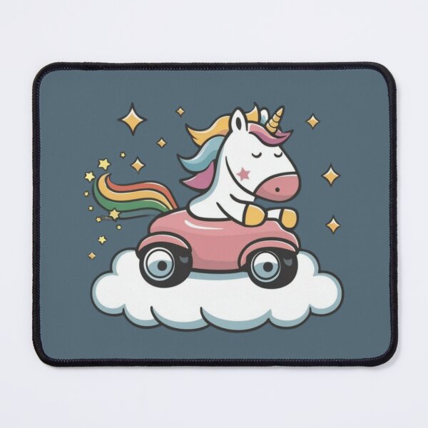 Item preview, Vroom Vroom Unicorn - Kawaii designed and sold by Rockin-Rainbow.