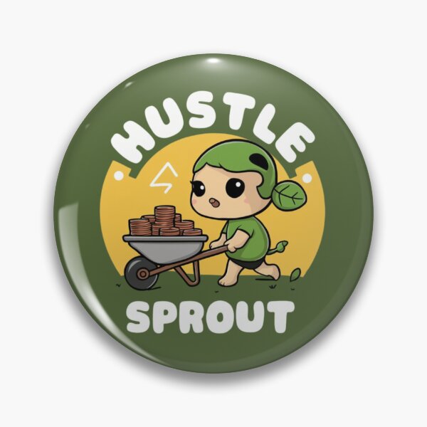 Item preview, Hustle Sprout - Kawaii designed and sold by Rockin-Rainbow.
