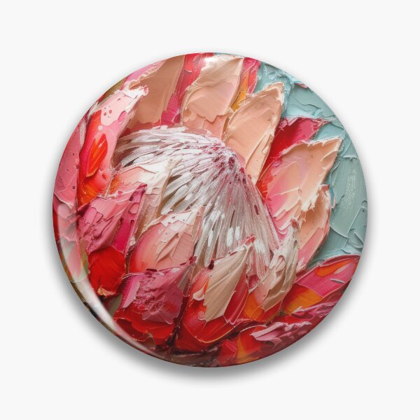 Item preview, Burst of Awakening: Protea in Impasto designed and sold by DHarmonyStudio.