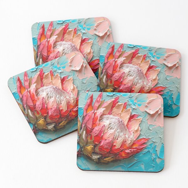 Item preview, Burst of Awakening: Protea in Impasto designed and sold by DHarmonyStudio.