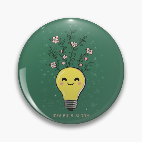 Item preview, Idea Bulb Bloom - Kawaii designed and sold by Rockin-Rainbow.