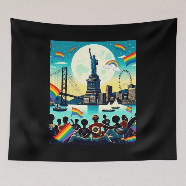 Item preview, Africa Pride 2024 LGBTQIA+ San Francisco Africa Solidarity March Liberty LGBTQIA+ Gay Pride Graphic Design designed and sold by ItsAKinkThing.