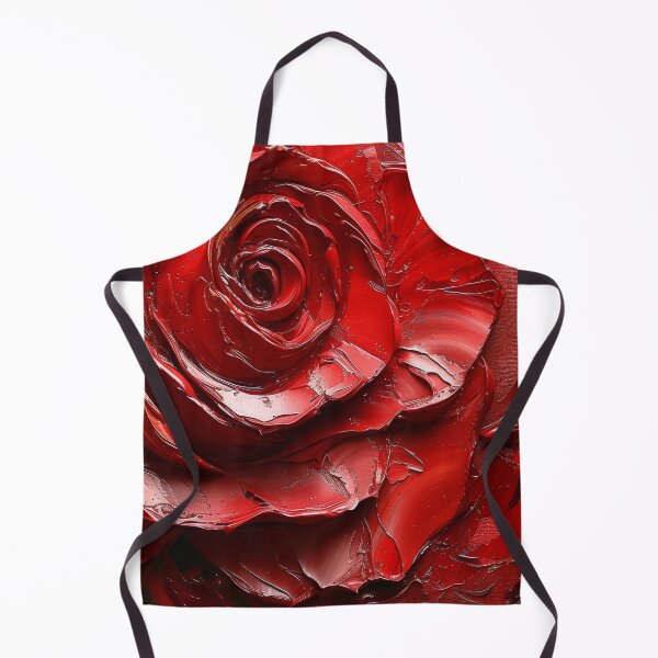 Aperçu de l'œuvre Crimson Swirl: The Rose's Embrace créée et vendue par DHarmonyStudio.