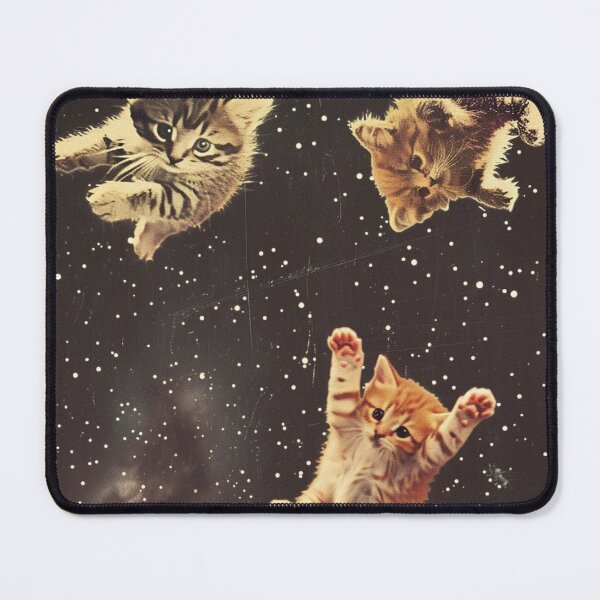 Item preview, Funny Cat Kittens in Space Cute Retro Art Vintage designed and sold by LVTFCOarts.