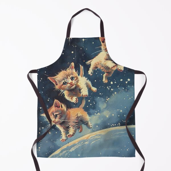 Item preview, Kittens Cat in Space Cute Retro Art Vintage Funny designed and sold by LVTFCOarts.