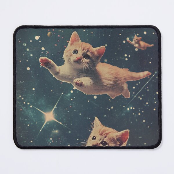 Item preview, Retro Art Kittens Cat in Space Cute Vintage Funny designed and sold by LVTFCOarts.