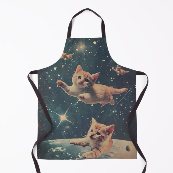 Item preview, Retro Art Kittens Cat in Space Cute Vintage Funny designed and sold by LVTFCOarts.