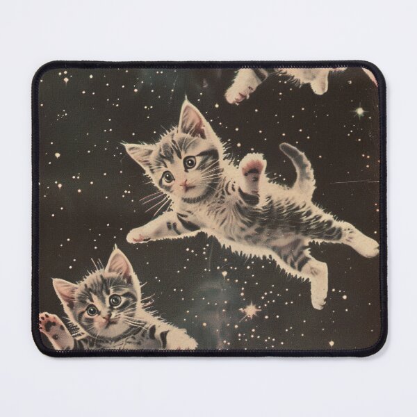 Item preview, Retro Art Kittens Cat in Space Cute Vintage Funny Adorable designed and sold by LVTFCOarts.