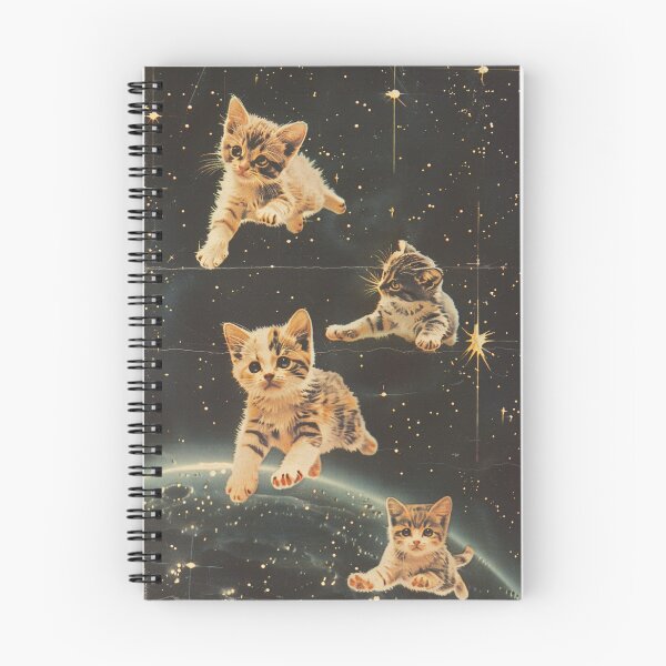 Item preview, Cute Kittens Cat in Space Funny Retro Art Vintage Adorable designed and sold by LVTFCOarts.
