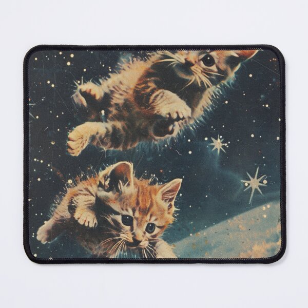 Item preview, Cat Kittens in Space Cute Retro Art Vintage Funny Adorable designed and sold by LVTFCOarts.