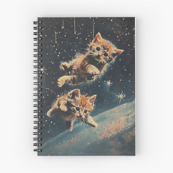 Item preview, Cat Kittens in Space Cute Retro Art Vintage Funny Adorable designed and sold by LVTFCOarts.
