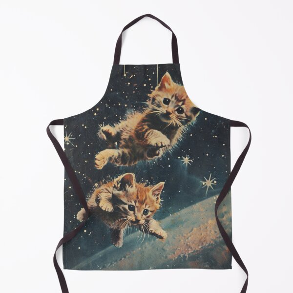 Item preview, Cat Kittens in Space Cute Retro Art Vintage Funny Adorable designed and sold by LVTFCOarts.
