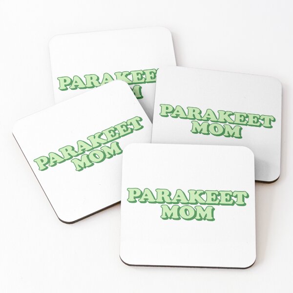 Item preview, parakeet mom designed and sold by wordswithfonts.