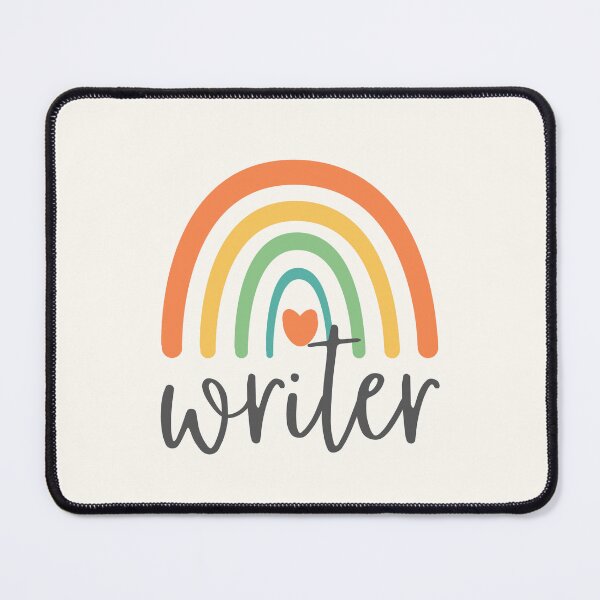 Item preview, Writer - Colorful Rainbow - Heart - Career designed and sold by patternjp.