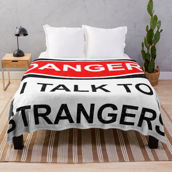 Item preview, DANGER I Talk to Strangers designed and sold by MercadoBizarre.