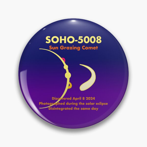 Artikelvorschau, Erinnern Sie sich an SOHO 5008, den sonnenstreifenden Kometen entworfen und verkauft von BrushAndPen.