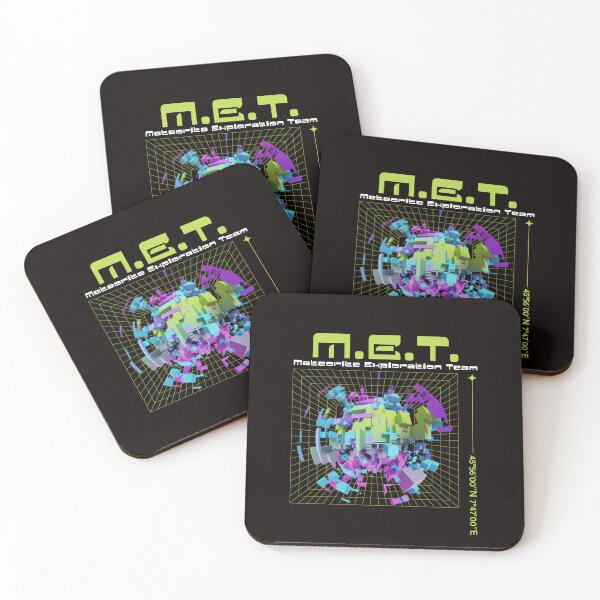 Item preview, Meteorite Collector M.E.T. Meteorite Exploration Team Meteorite T-Shirt designed and sold by MeteorFactory.