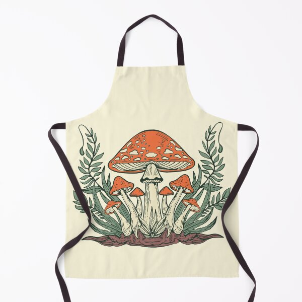 Item preview, Funky Mushroom Toadstool with Leaves designed and sold by DelightfulDazy.
