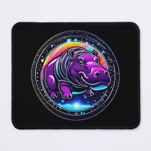 Item preview, Neon Space Hippo designed and sold by pUNKnown.