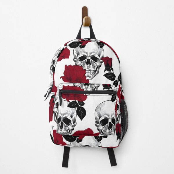 Item preview, Rock and Roses Skulls - Duffle Bags, Tshirts, Leggings, Backpacks designed and sold by Imaginarium Depot - ImaginariumDepot.us.
