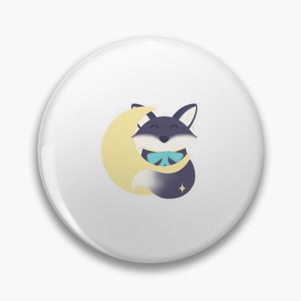 Item preview, Nursery Time Fox/Moon Sticker designed and sold by KawaiinaChu.
