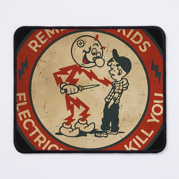 Item preview, Electricity Will Kill You Kids Vintage designed and sold by SophieDavidd.