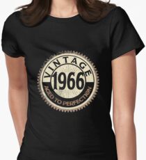 Vintage Perfection Men Women Gift 1966 52th Funny Costume Women's Fitted T-Shirt