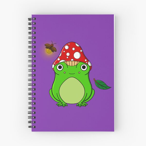Item preview, Frog with a Mushroom Hat designed and sold by Skylar  Bailey.
