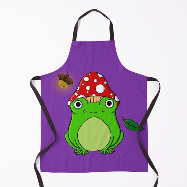 Item preview, Frog with a Mushroom Hat designed and sold by Skylar Bailey.