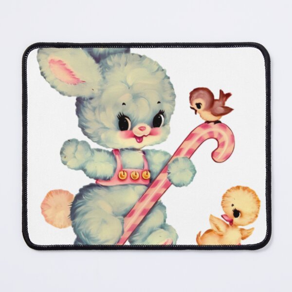 Item preview, Vintage Kawaii Kitsch Bunny Rabbit Rushton Meyercord Decal designed and sold by knickeryknackry.
