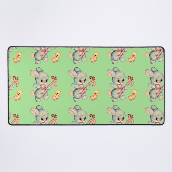 Item preview, Vintage Kawaii Kitsch Bunny Rabbit Rushton Meyercord Decal designed and sold by knickeryknackry.
