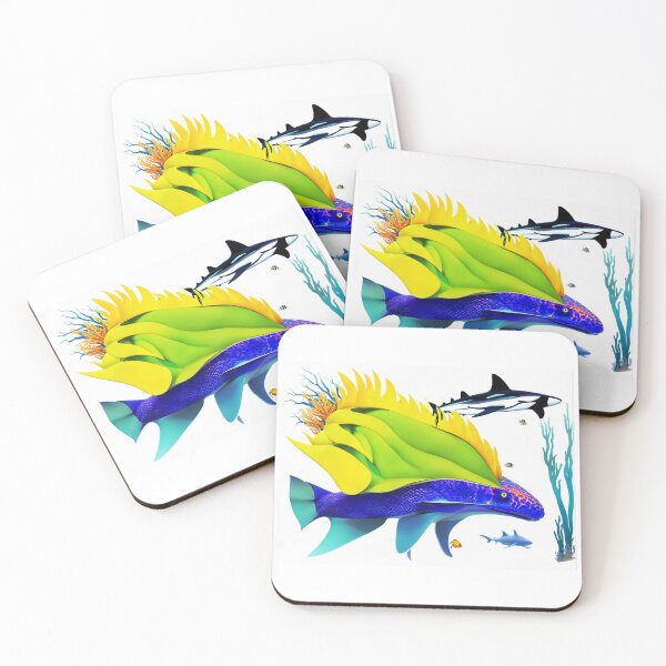 Item preview, SHARKS, ORCAS AND A DIFFERENT FISH designed and sold by glauco54.