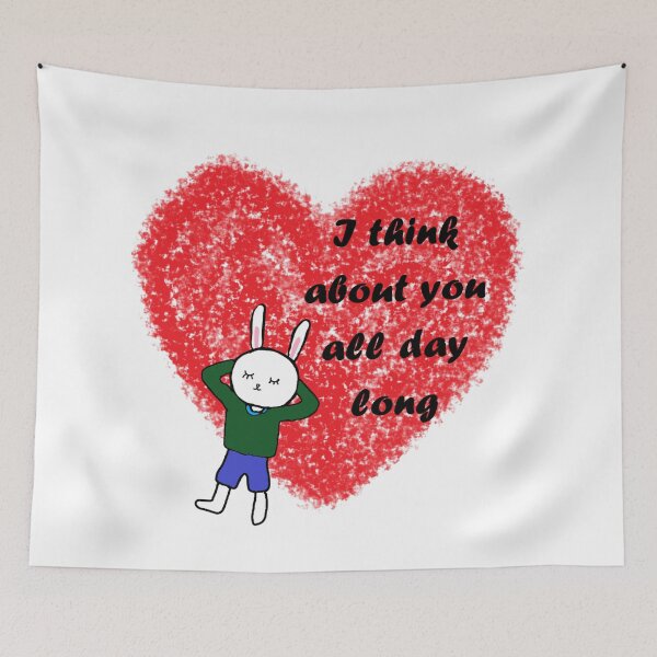 Item preview, I think about you all day long designed and sold by zzzozzo.