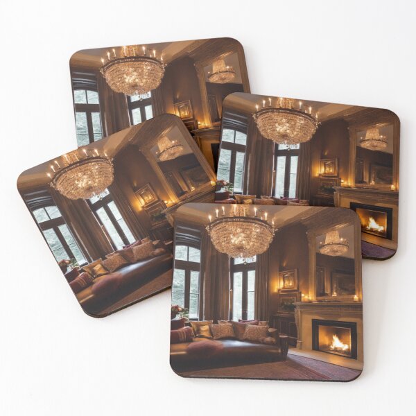 Item preview, a cozy fireplace room designed and sold by bernhagen.
