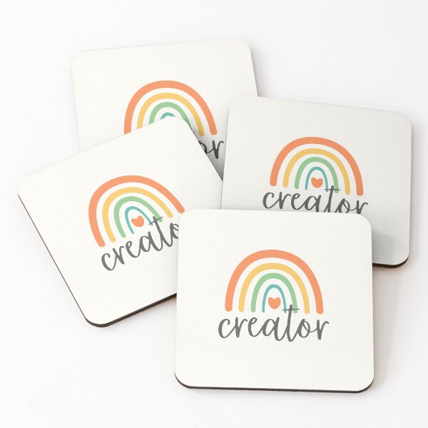 Item preview, Creator - Colorful Rainbow - Heart - Career designed and sold by patternjp.
