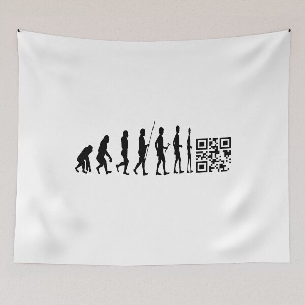 Item preview, Digital Human Evolution - QR Code designed and sold by LeNew.