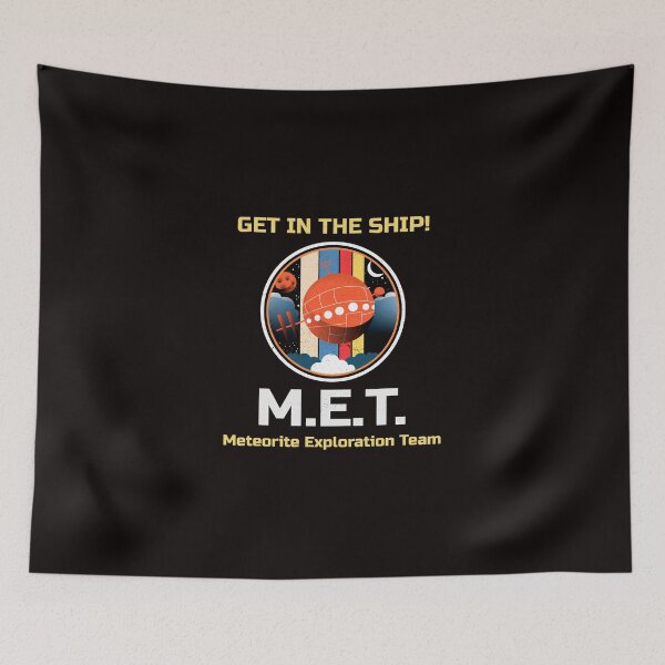 Aperçu de l'œuvre Meteorite Collector M.E.T. Meteorite Exploration Team Meteorite T-Shirt créée et vendue par MeteorFactory.