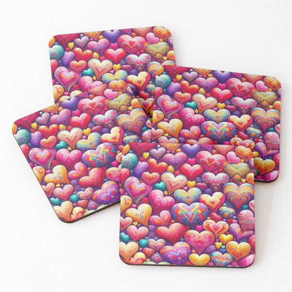 Item preview, Many colorful hearts designed and sold by bernhagen.