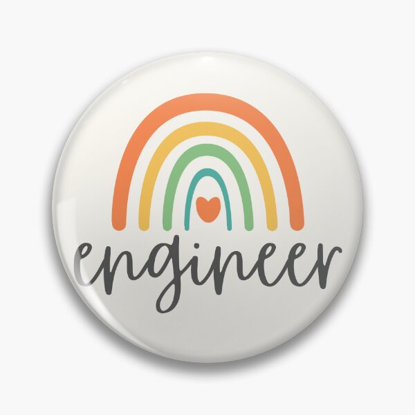 Item preview, Engineer - Colorful Rainbow - Heart - Career designed and sold by patternjp.