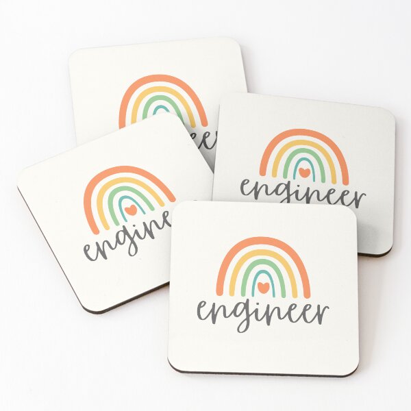 Item preview, Engineer - Colorful Rainbow - Heart - Career designed and sold by patternjp.