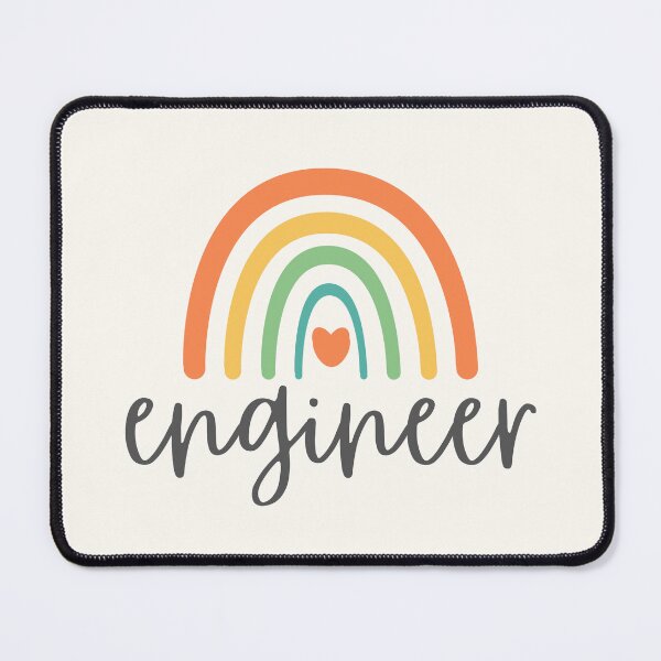 Item preview, Engineer - Colorful Rainbow - Heart - Career designed and sold by patternjp.