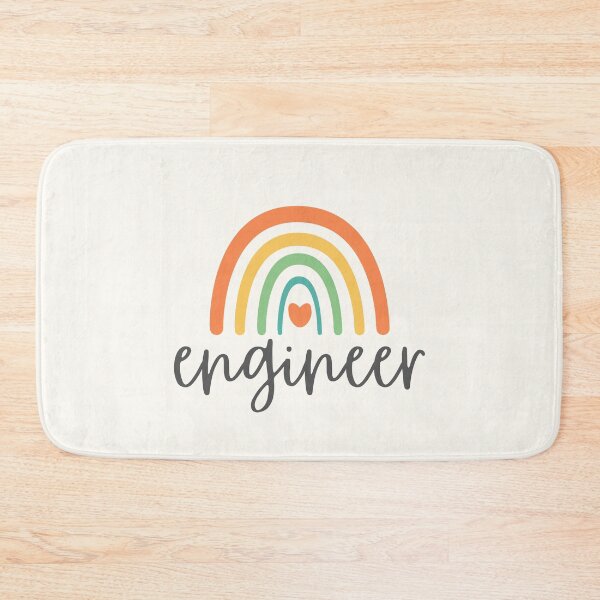 Item preview, Engineer - Colorful Rainbow - Heart - Career designed and sold by patternjp.