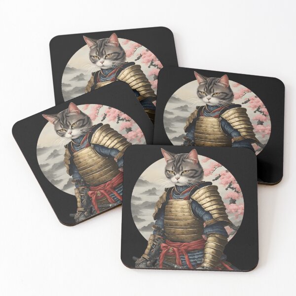 Item preview, Cat Samurai designed and sold by YUI Works.